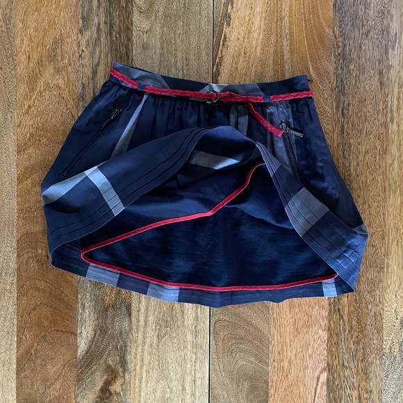 Burberry Girl Navy Plaid Skirt size 6Y / 114cm - Picture 5 of 11